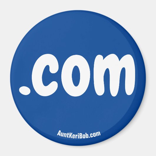 .com Red Refrigerator Magnet (Voorkant)