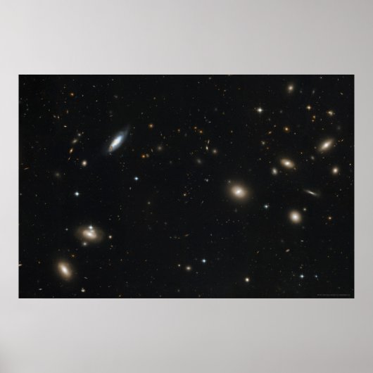 Coma Cluster van Galaxies 36x24 (36x27) Poster (Voorkant)
