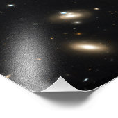 Coma-cluster van sterrenstelsels foto afdruk (Hoek)