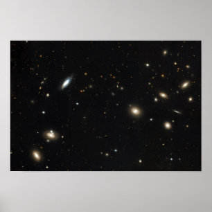 Coma-cluster van sterrenstelsels poster