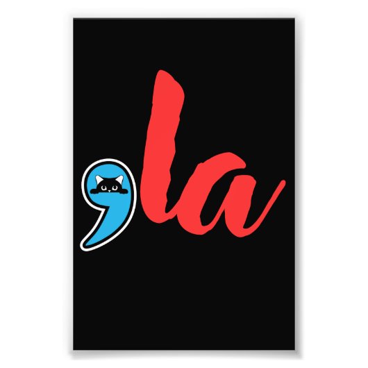 Coma La 2024 Cat Lady Foto Afdruk (Voorkant)