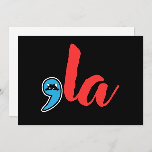 Coma La 2024 Cat Lady Kaart (Voorkant / Achterkant)