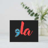 Coma La 2024 Kat Dame Briefkaart (Staand voorkant)
