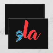 Coma La 2024 Kat Dame Briefkaart (Voorkant / Achterkant)