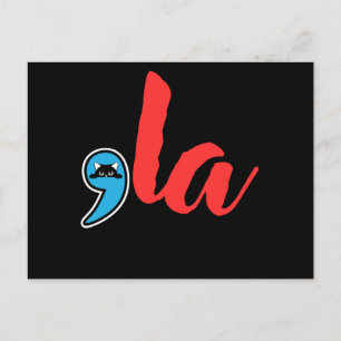 Coma La 2024 Kat Dame Briefkaart
