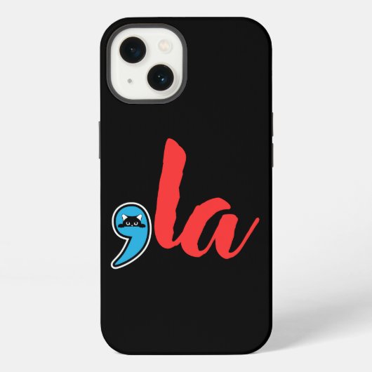 Coma La 2024 Kat Dame iPhone Hoesje (Achterkant)