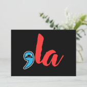 Coma La 2024 Kat Dame Kaart (Staand voorkant)