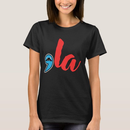 Coma La 2024 Kat Dame T-shirt (Voorkant)