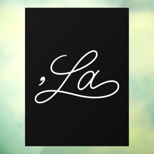 Coma La 2024 Raamsticker (Vel 3)