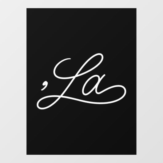 Coma La 2024 Raamsticker (Vel)