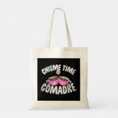 Comadre Chisme Time Coffee Mexican of Mexicana Vin Tote Bag (Achterkant)