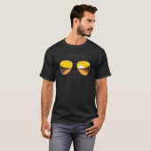 Comal Rivier Zonsondergang Zonnebril T-shirt (Voorkant volledig)