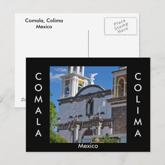 Comala, Colima, Mexico-Briefkaart Briefkaart (Voorkant / Achterkant)