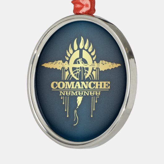 Comanche 2 metalen ornament (Links)