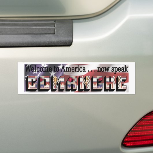 Comanche Bumpersticker (Op auto)