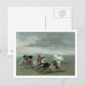 Comanche Feats of Martial Horsemanship, 1834 (oil) Briefkaart (Voorkant / Achterkant)