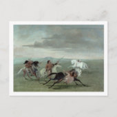 Comanche Feats of Martial Horsemanship, 1834 (oil) Briefkaart (Voorkant)