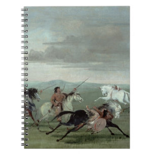 Comanche Feats of Martial Horsemanship, 1834 (oil) Notitieboek