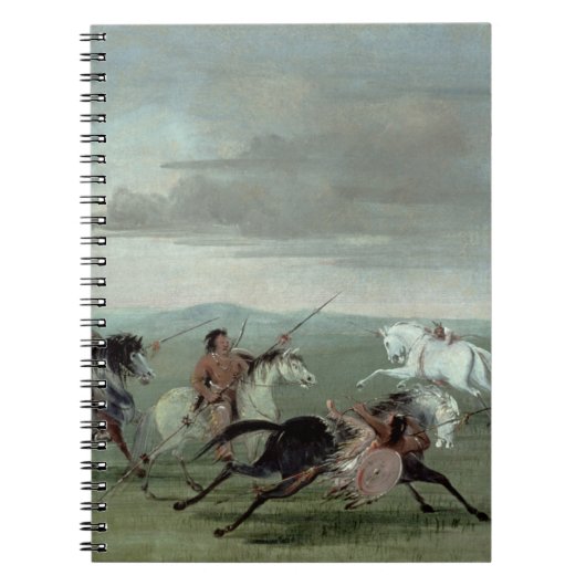 Comanche Feats of Martial Horsemanship, 1834 (oil) Notitieboek (Voorkant)