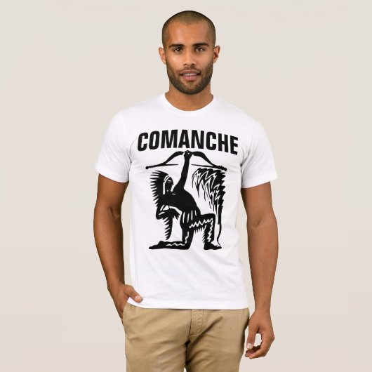 COMANCHE Indische Indische T-shirts (Voorkant volledig)