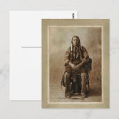 Comanche Medicine Man 1898 Briefkaart (Voorkant / Achterkant)