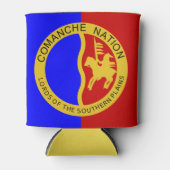 Comanche Nation Flag Blikjeskoeler (Voorkant)