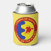 Comanche Nation Flag Blikjeskoeler (Blikje Achterkant)