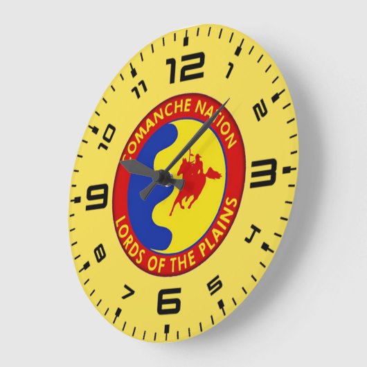 Comanche Nation Flag Grote Klok (Hoek)