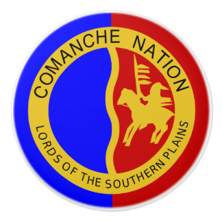 Comanche Nation Flag Keramische Knop