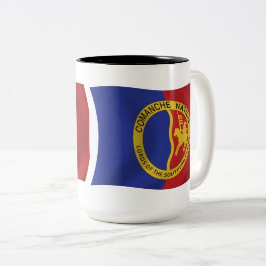 Comanche Nation Flag Mok (Voorkant rechts)