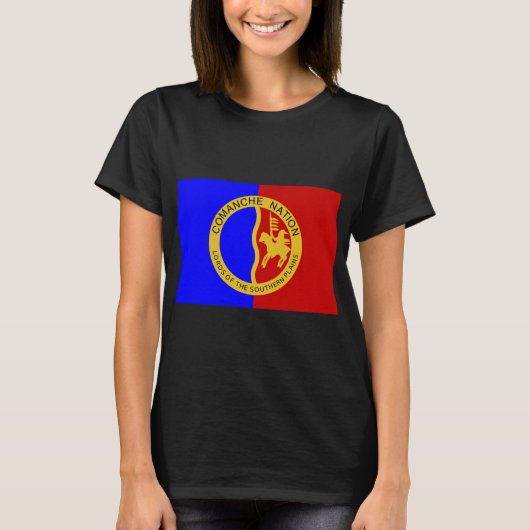 Comanche Nation Flag T-shirt (Voorkant)