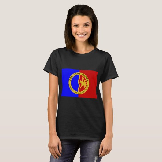 Comanche Nation Flag T-shirt (Voorkant volledig)
