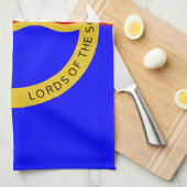 Comanche Nation Flag Theedoek (Quarter Fold)