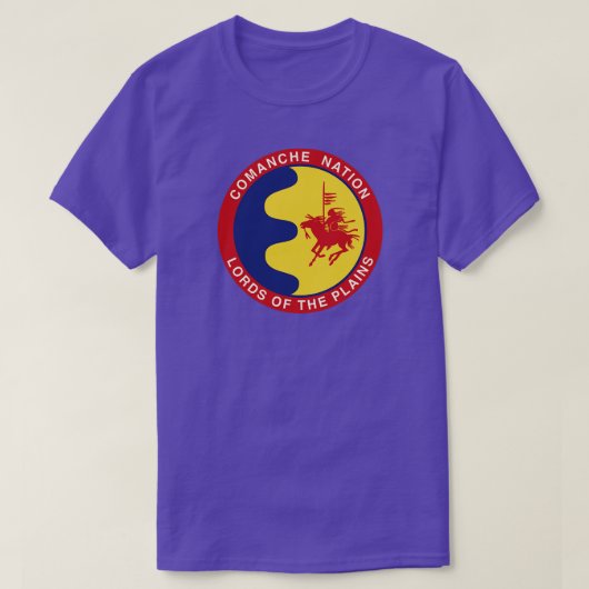 Comanche Nation Seal Lords of the Plains T-shirt (Design voorkant)