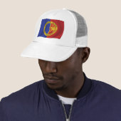 Comanche Nation Vlag Hoed Trucker Pet (In situ)