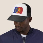 Comanche Nation Vlag Hoed Trucker Pet (In situ)