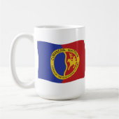 Comanche Nation Vlag Mokka Koffiemok (Links)