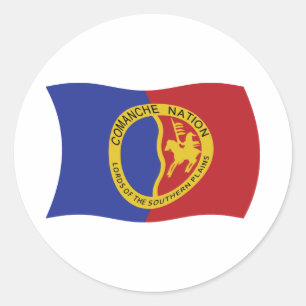Comanche Nation Vlag Sticker