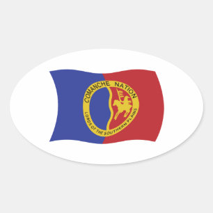 Comanche Nation Vlag Sticker