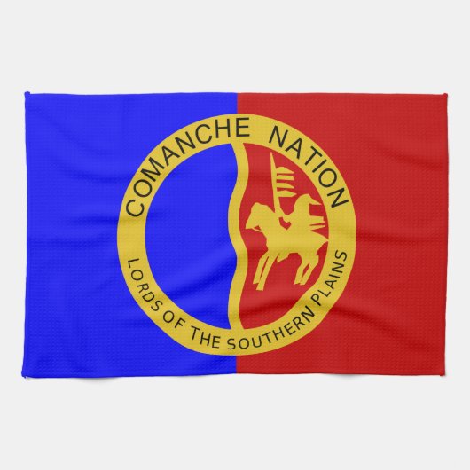 Comanche Nation-vlag Theedoek (Horizontaal)