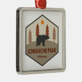 Comanche Peak Wilderness Colorado Beer Metalen Ornament (Rechts)