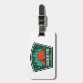 Comanche Peak Wilderness Colorado Camping Bagagelabel (Voorkant verticaal)