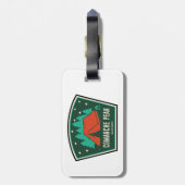 Comanche Peak Wilderness Colorado Camping Bagagelabel (Achterkant verticaal)