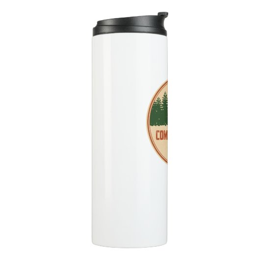 Comanche Peak Wilderness Colorado Thermosbeker (Gedraaid links)