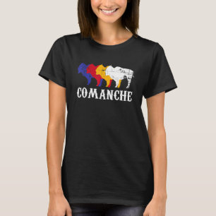 Comanche People Native American Indian Medicine Wh T-shirt