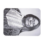 Comanche Tribesman, 1872 (foto) Magneet (Horizontaal)