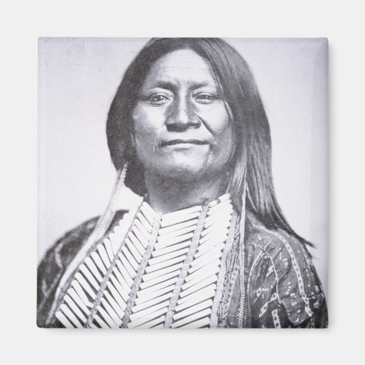 Comanche Tribesman, 1872 (foto) Magneet (Voorkant)