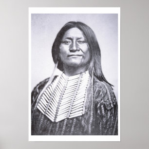 Comanche Tribesman, 1872 (foto) Poster