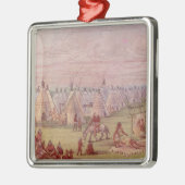 Comanchee Village Metalen Ornament (Links)