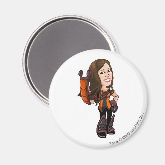 Comastar Haunted Bossen Personeelsspeler Magneet (Voorkant / Achterkant)